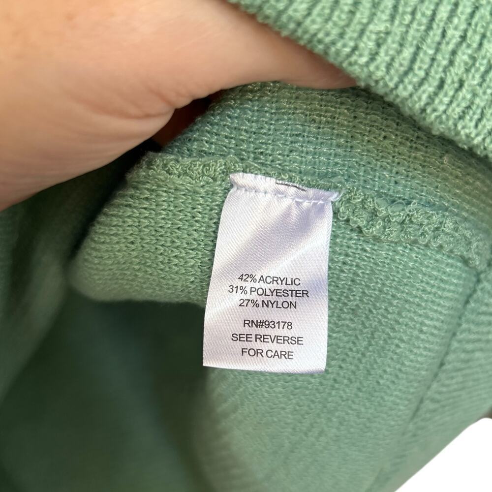 Chelsea & Theodore Women's Mint Cozy Turtleneck Sweater Size Medium - Picture 3 of 5